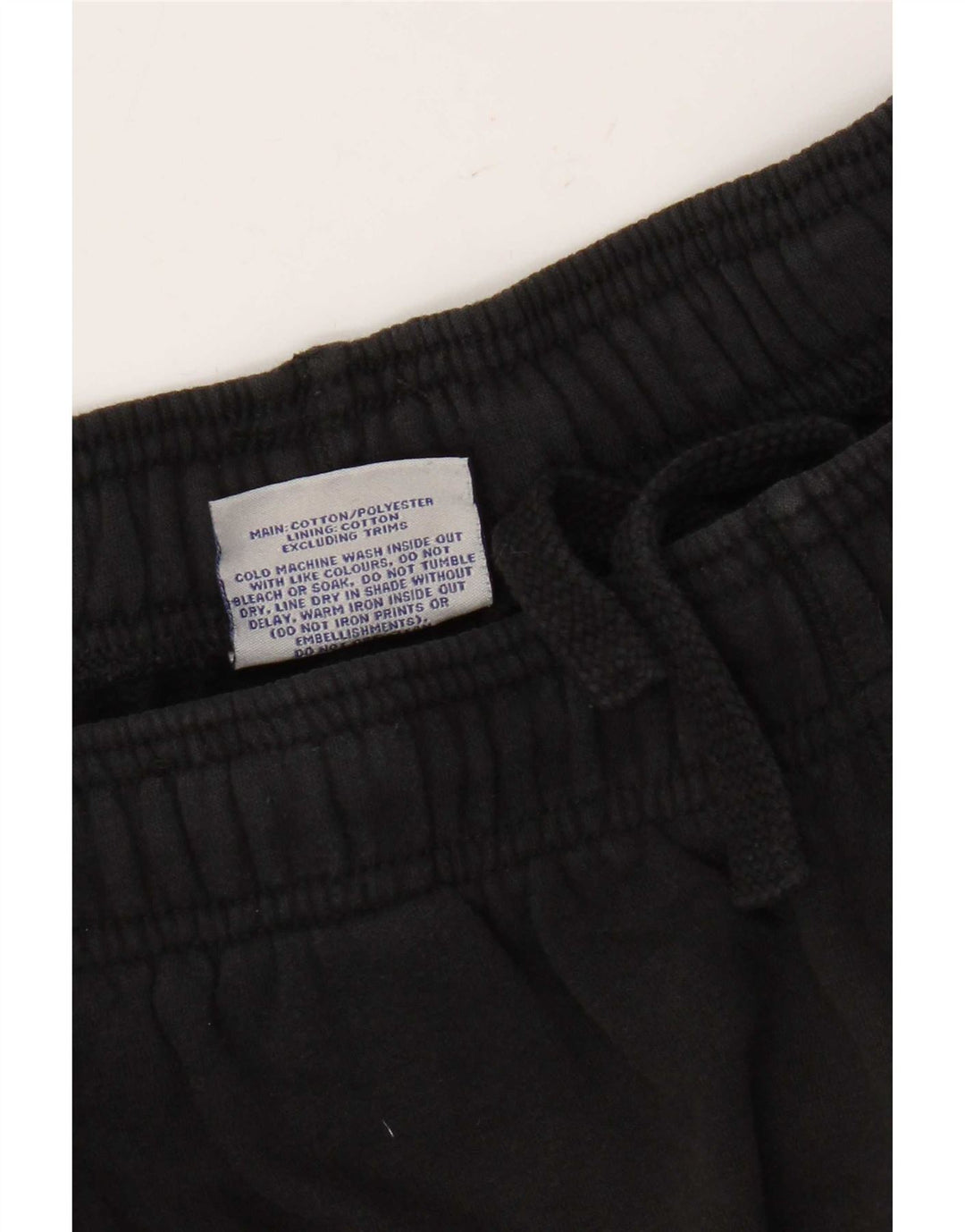 Champion Mens Graphic Tracksuit Trousers Large  Black Cotton