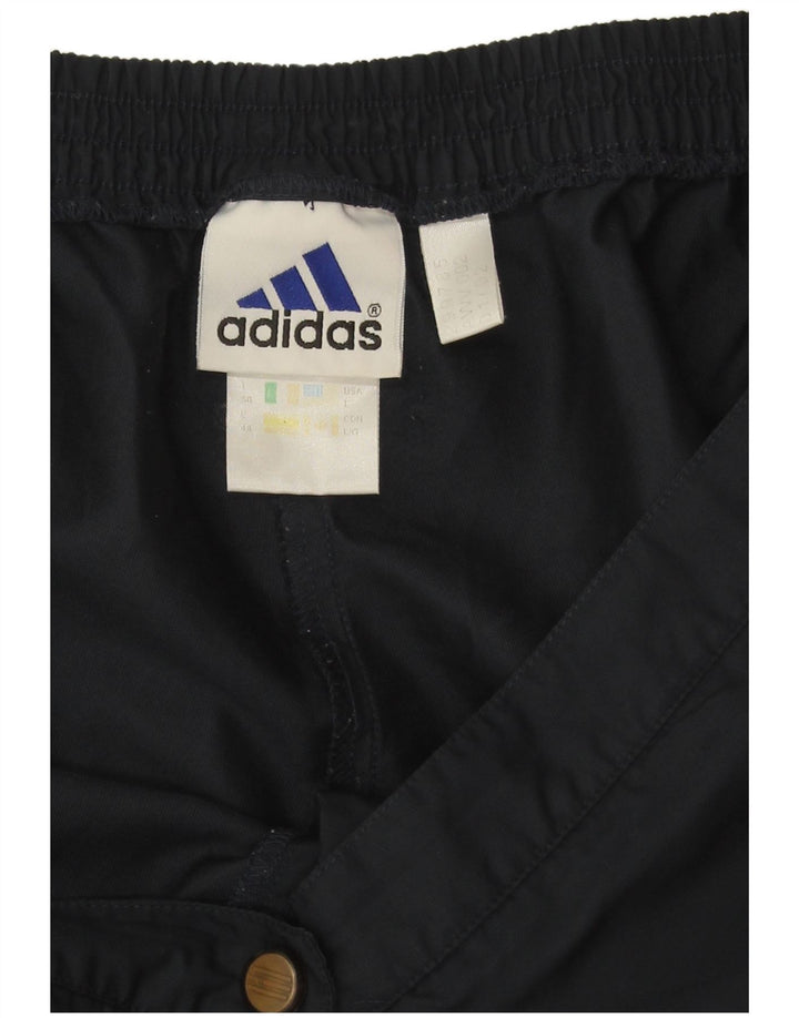 Adidas Womens Climashell Tracksuit Trousers UK 18 XL Navy Blue Polyester