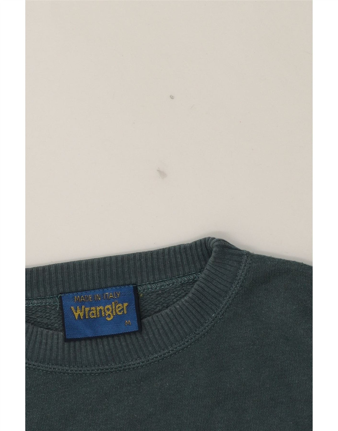 WRANGLER Mens Sweatshirt Jumper Medium Grey Colourblock Vintage Wrangler and Second-Hand Wrangler from Messina Hembry 