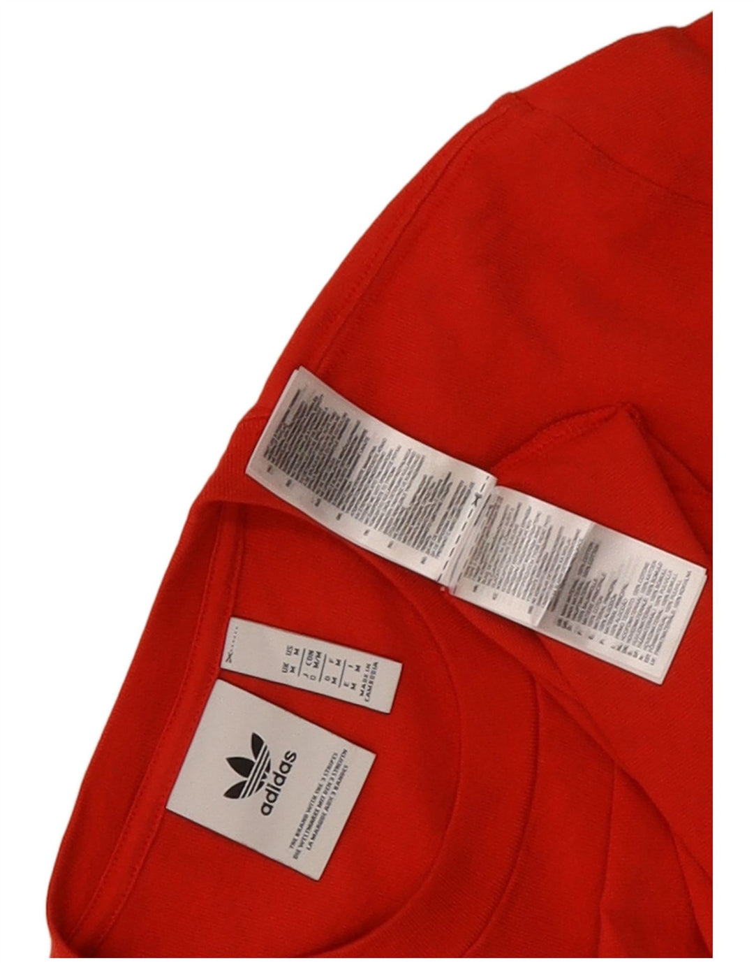 Adidas Mens Graphic T-Shirt Top Medium Red Cotton