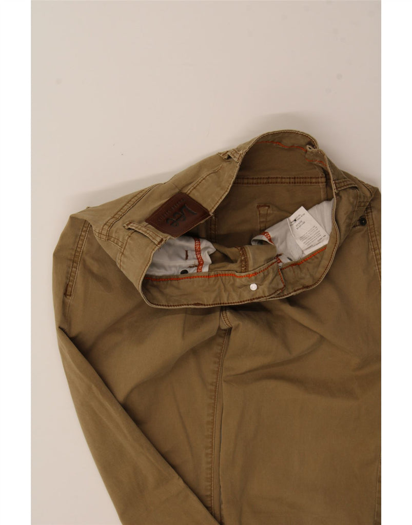 LEE Mens Straight Casual Trousers W32 L32 Brown Cotton Vintage Lee and Second-Hand Lee from Messina Hembry 
