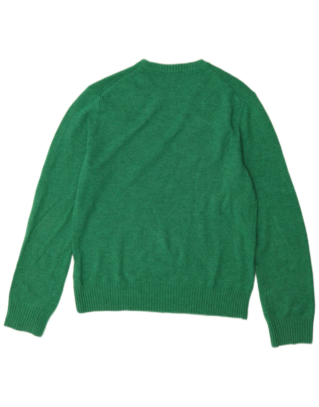 BANANA REPUBLIC Womens Crop Crew Neck Jumper Sweater UK 14 Medium Green
