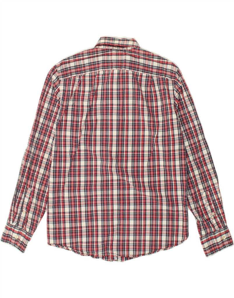 J. CREW Mens Tailored Fit Shirt Medium Red Check Cotton | Vintage J. Crew | Thrift | Second-Hand J. Crew | Used Clothing | Messina Hembry 