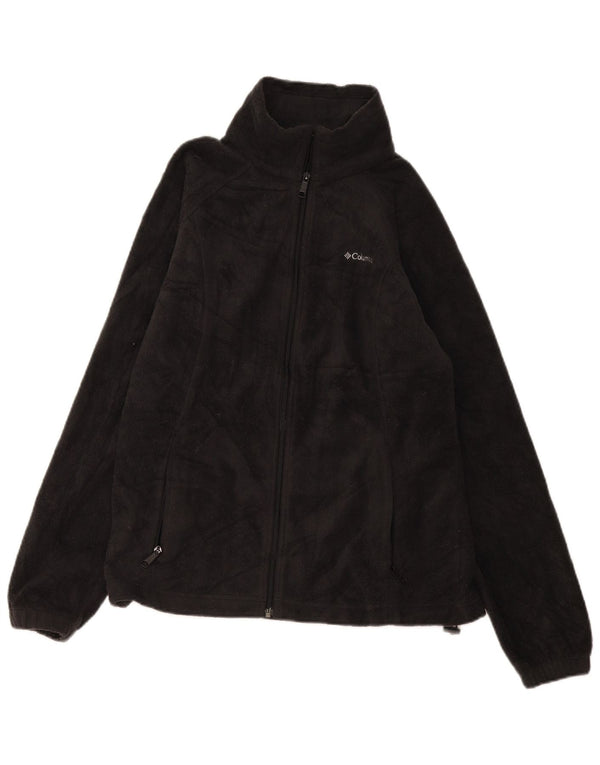 Columbia Womens Fleece Jacket UK 40 Large Black Polyester