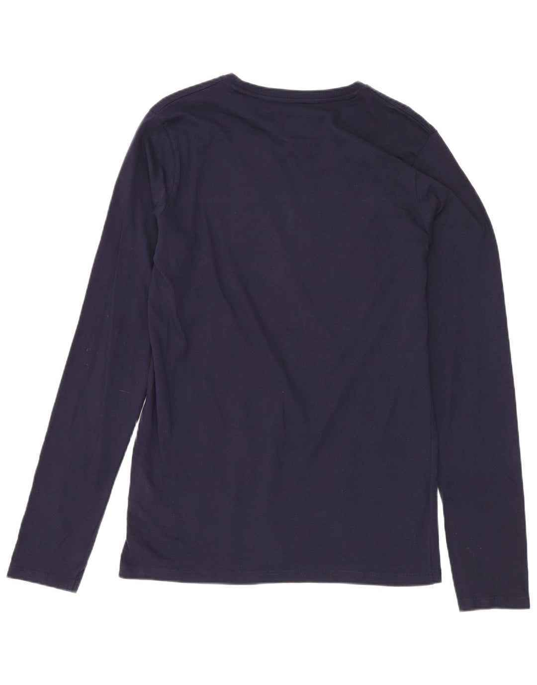 Guess Boys Graphic Top Long Sleeve 15-16 Years Navy Blue Cotton
