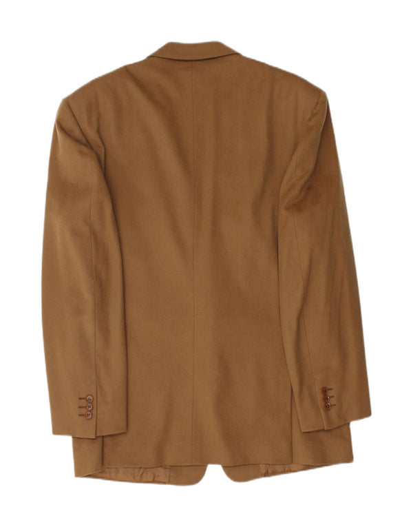 Pal Zileri Mens 2 Button Blazer Jacket IT 52 XL Beige Wool