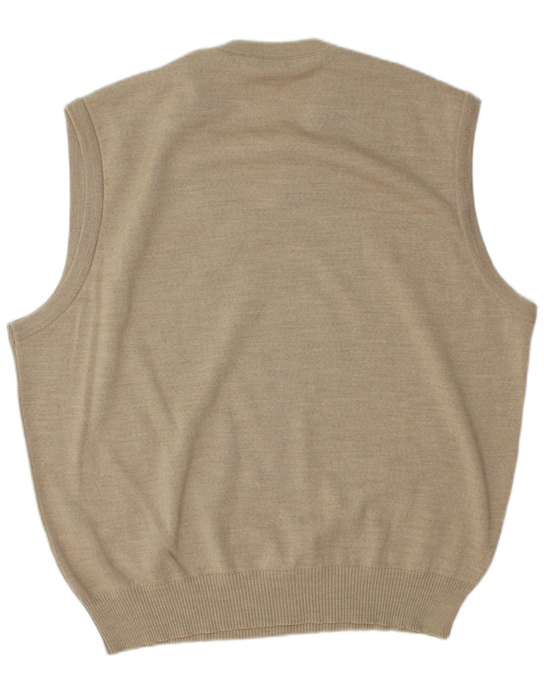 Marz Mens Vest Tank Top EU 56 XL Beige New Wool