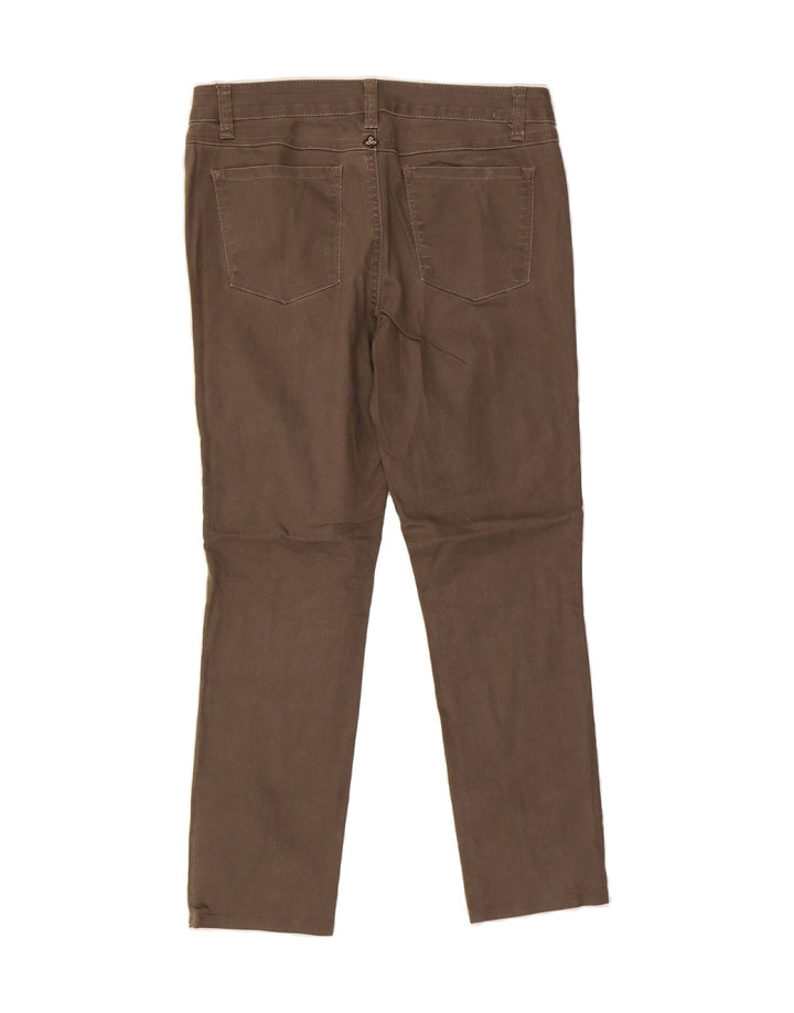 PRANA Womens Crop Slim Jeans US 6 Medium W28 L26 Brown Cotton Vintage Prana and Second-Hand Prana from Messina Hembry 