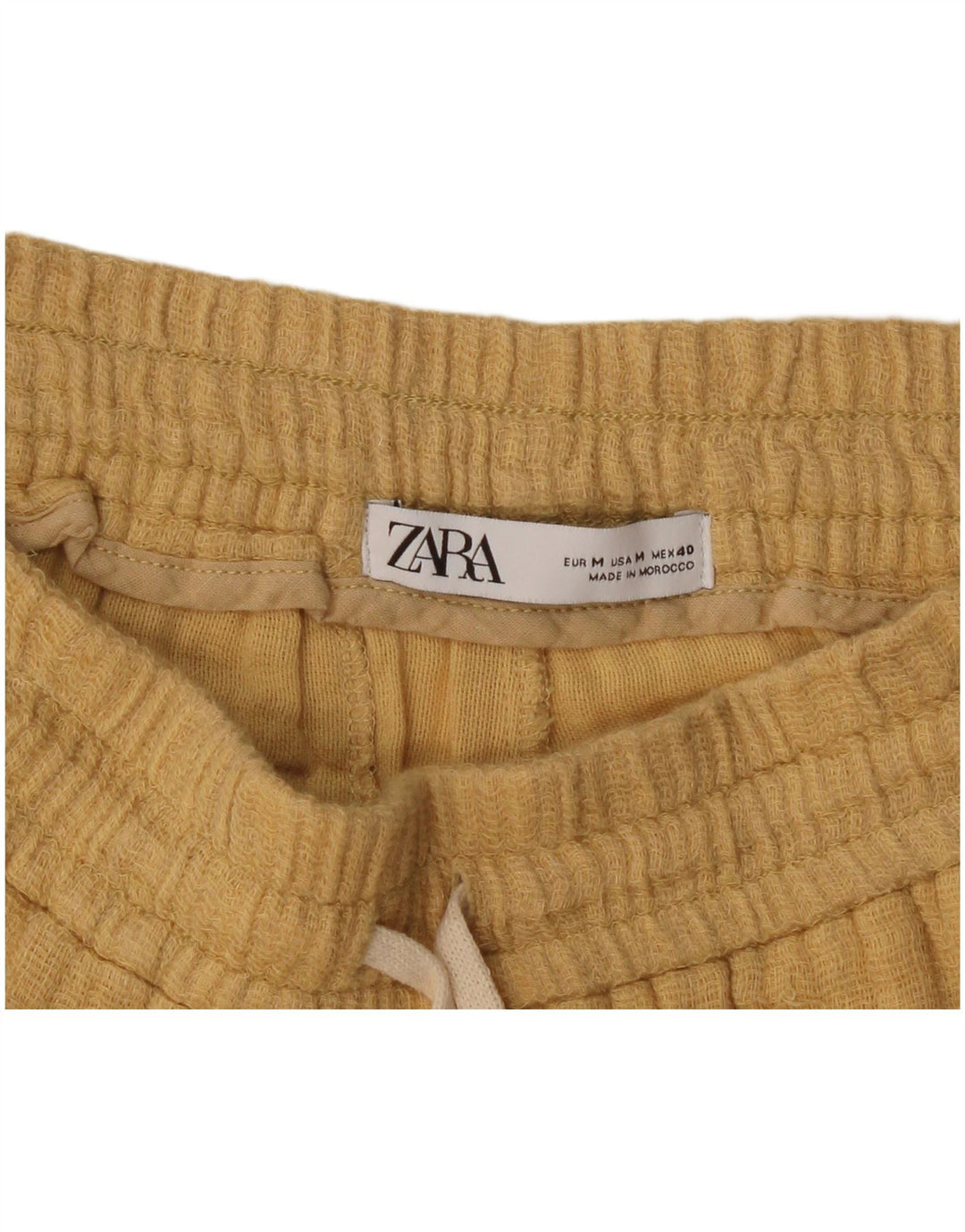 Zara Womens Tapered Chino Trousers Medium W28 L30 Beige