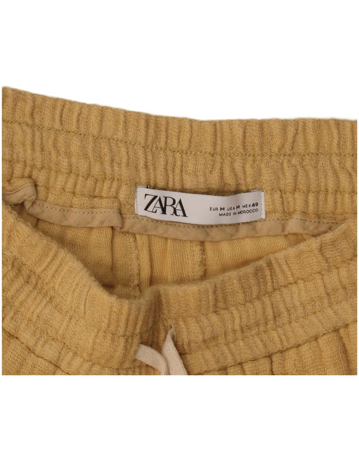 Zara Womens Tapered Chino Trousers Medium W28 L30 Beige