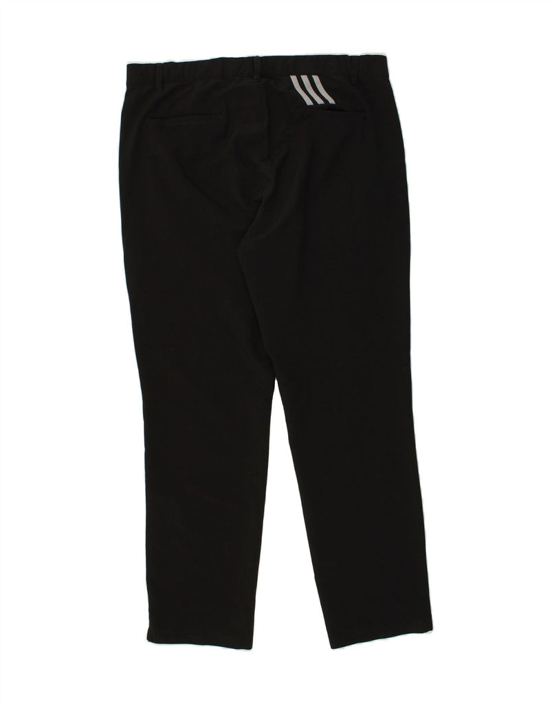 ADIDAS Mens Slim Chino Trousers W38 L32 Black Polyester Vintage Adidas and Second-Hand Adidas from Messina Hembry 