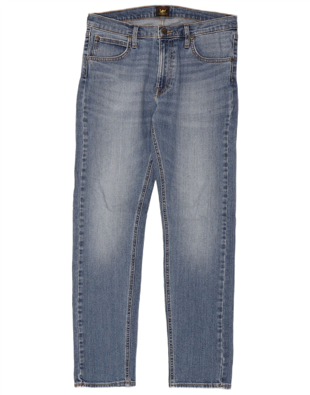 Lee Mens Slim Jeans W32 L32 Blue Cotton