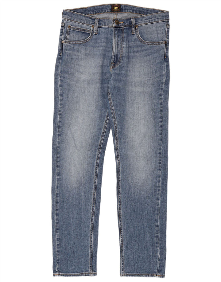 Lee Mens Slim Jeans W32 L32 Blue Cotton