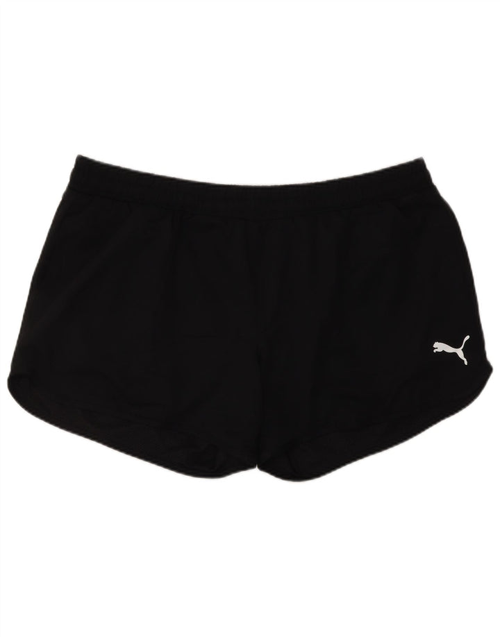 PUMA Womens Sport Shorts UK 18 XL  Black Polyester
