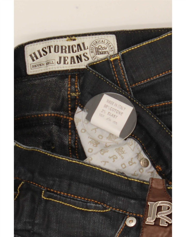 Roy Rogers Mens Slim Jeans W31 L32 Navy Blue Cotton