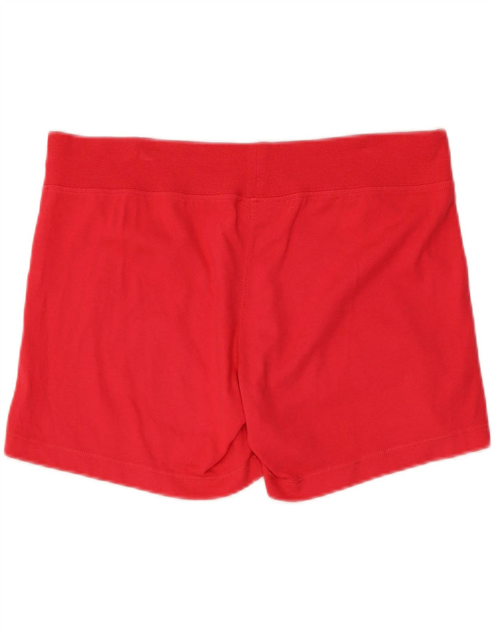 CHAMPION Womens Heritage Classics Sport Shorts UK 14 Medium  Red Cotton