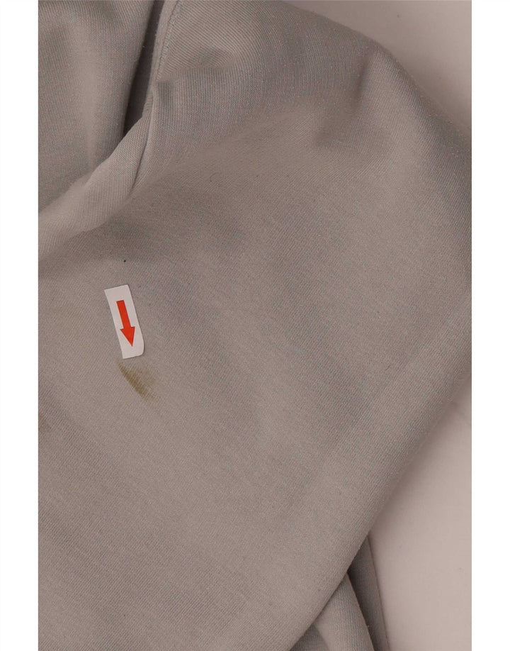 New Balance Mens Hoodie Jumper Small Grey Cotton