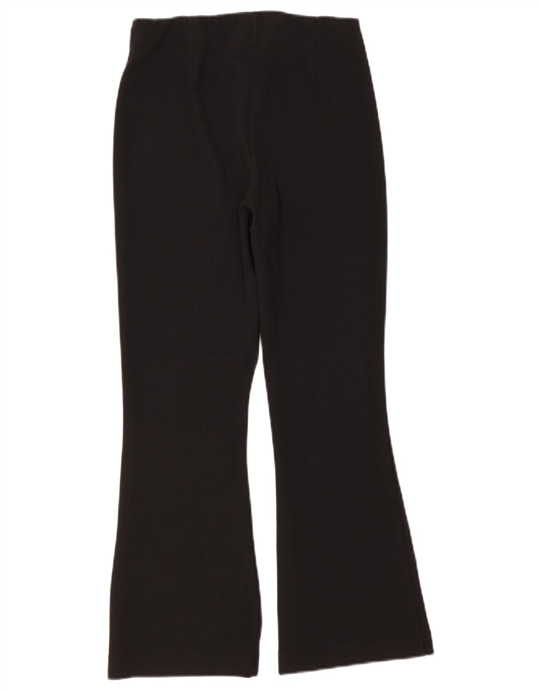 Zara Womens Flare Casual Trousers Large W32 L26 Black Polyester