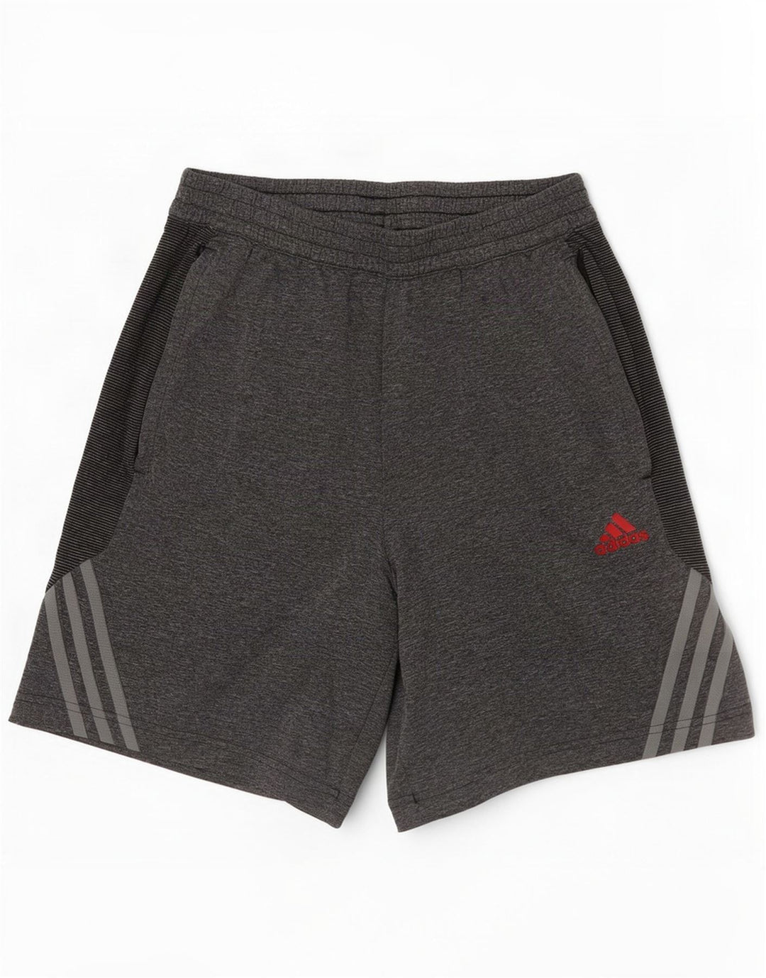 Adidas Mens Climacool Sport Shorts Small Grey Colourblock Polyester