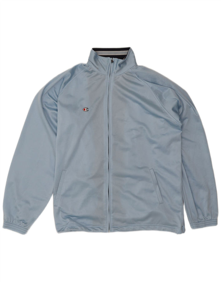Champion Mens Tracksuit Top Jacket XL Blue