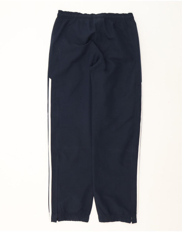 Adidas Boys Tracksuit Trousers Joggers 13-14 Years Navy Blue Polyester