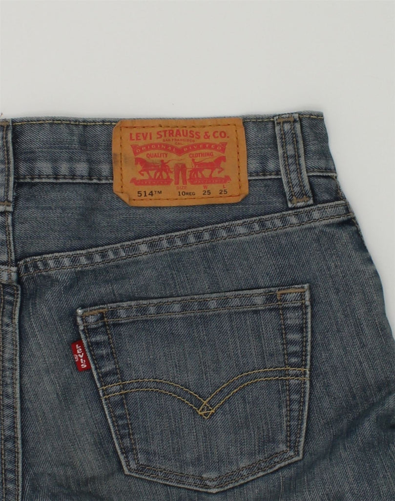 LEVI'S Boys 514 Straight Jeans 9-10 Years W25 L25 Grey Cotton | Vintage Levi's | Thrift | Second-Hand Levi's | Used Clothing | Messina Hembry 