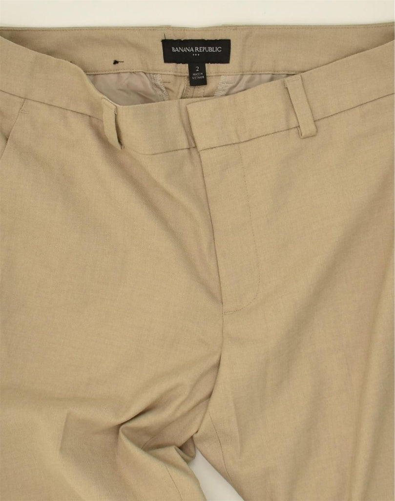 BANANA REPUBLIC Womens Slim Casual Trousers W30 L24 Beige | Vintage Banana Republic | Thrift | Second-Hand Banana Republic | Used Clothing | Messina Hembry 