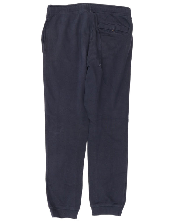 Nike Mens Tracksuit Trousers Joggers Small Navy Blue Cotton