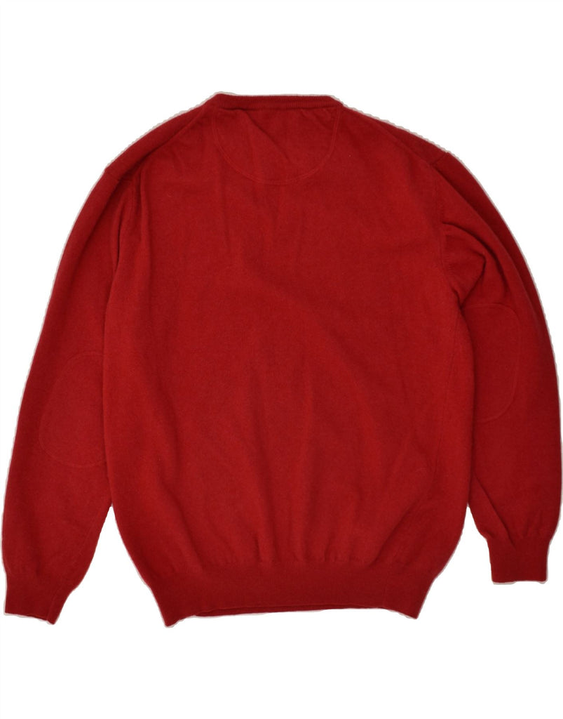 GANT Womens Crew Neck Jumper Sweater UK 22 3XL Red Wool Vintage Gant and Second-Hand Gant from Messina Hembry 