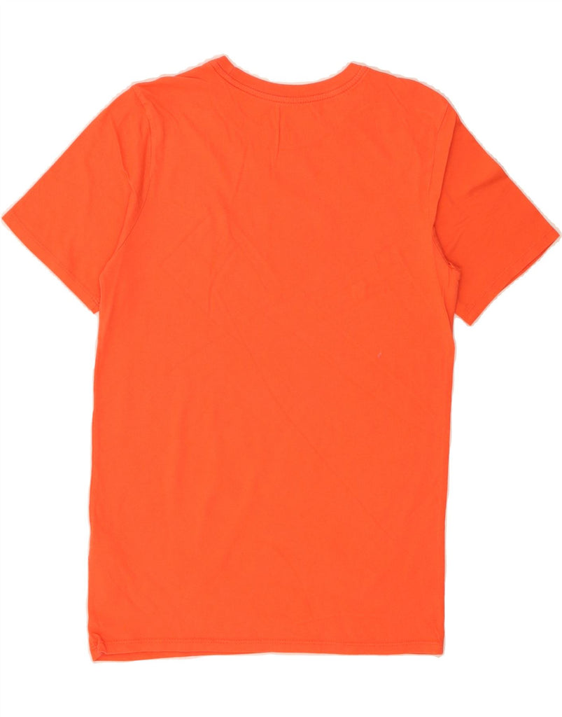 NIKE Mens Athletic Cut T-Shirt Top Small Orange Cotton Vintage Nike and Second-Hand Nike from Messina Hembry 