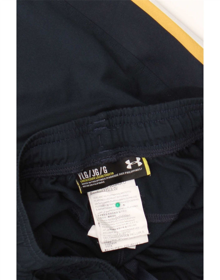Under Armour Boys Sport Shorts 11-12 Years Large Navy Blue