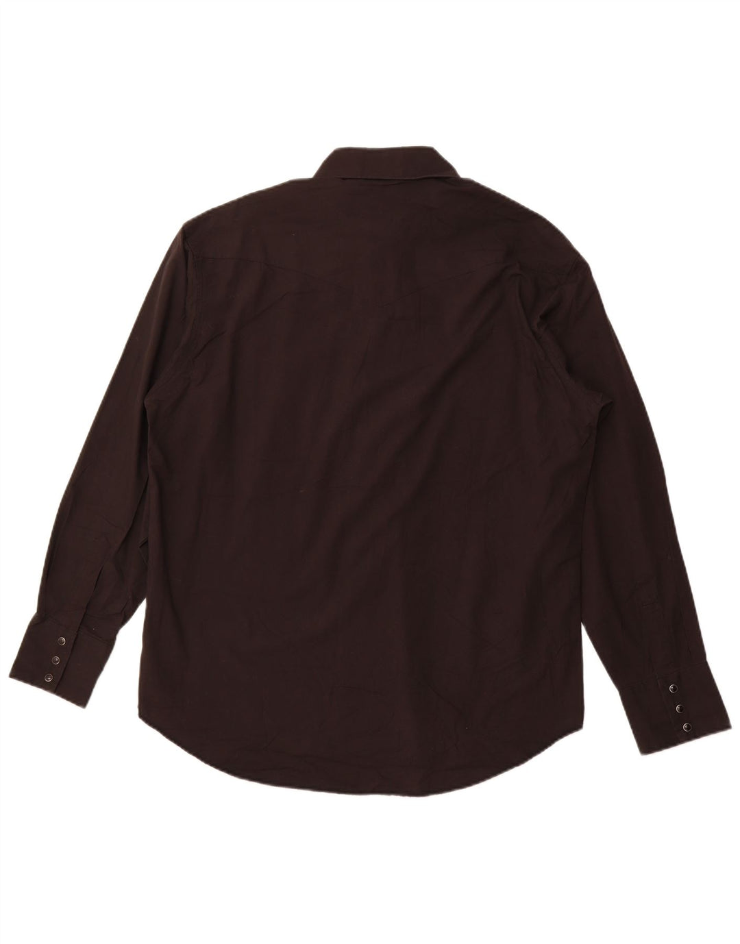 WRANGLER Mens Shirt Large Black Cotton