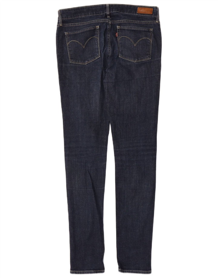 Levi's Womens Slight Curve Skinny Jeans W29 L33 Navy Blue
