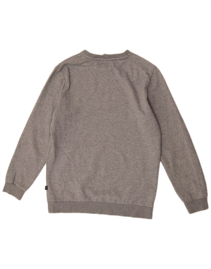 Puma Mens Sweatshirt Jumper Small Grey Flecked
