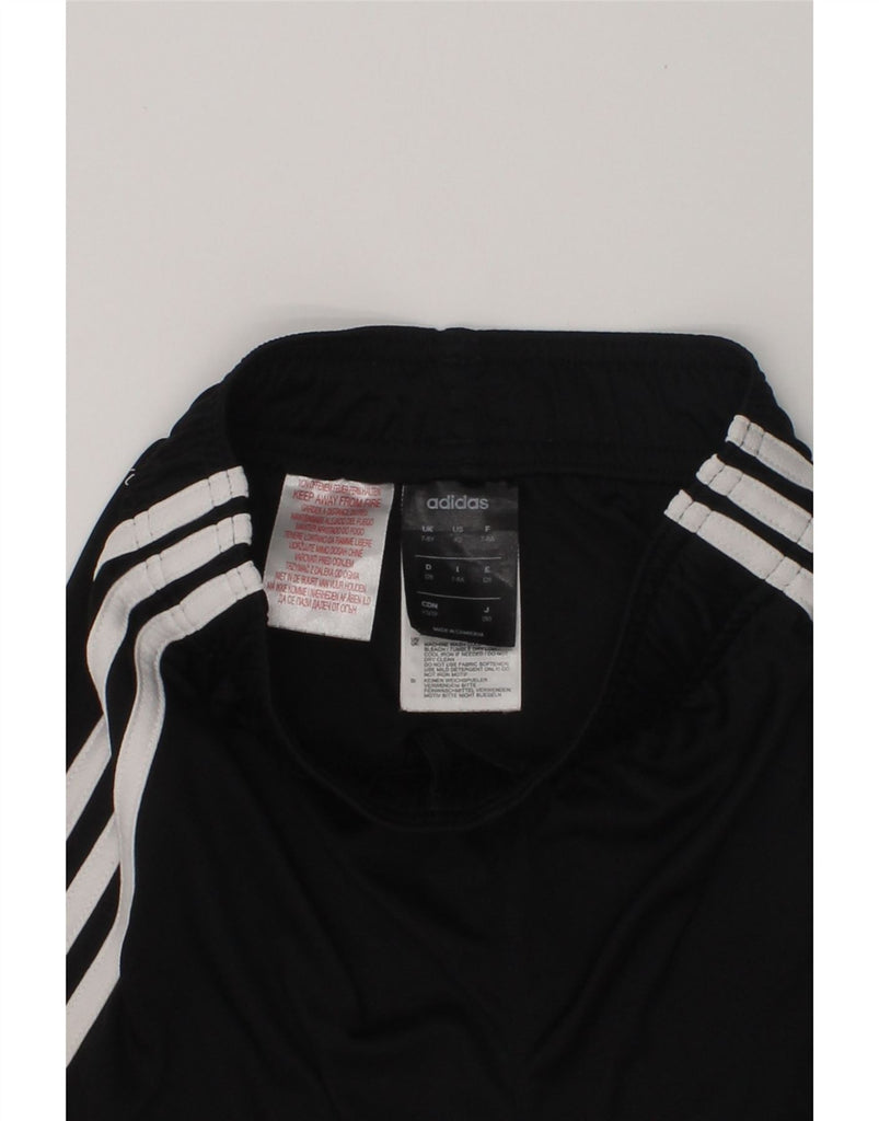 ADIDAS Boys Sport Shorts 7-8 Years Black Polyester | Vintage Adidas | Thrift | Second-Hand Adidas | Used Clothing | Messina Hembry 