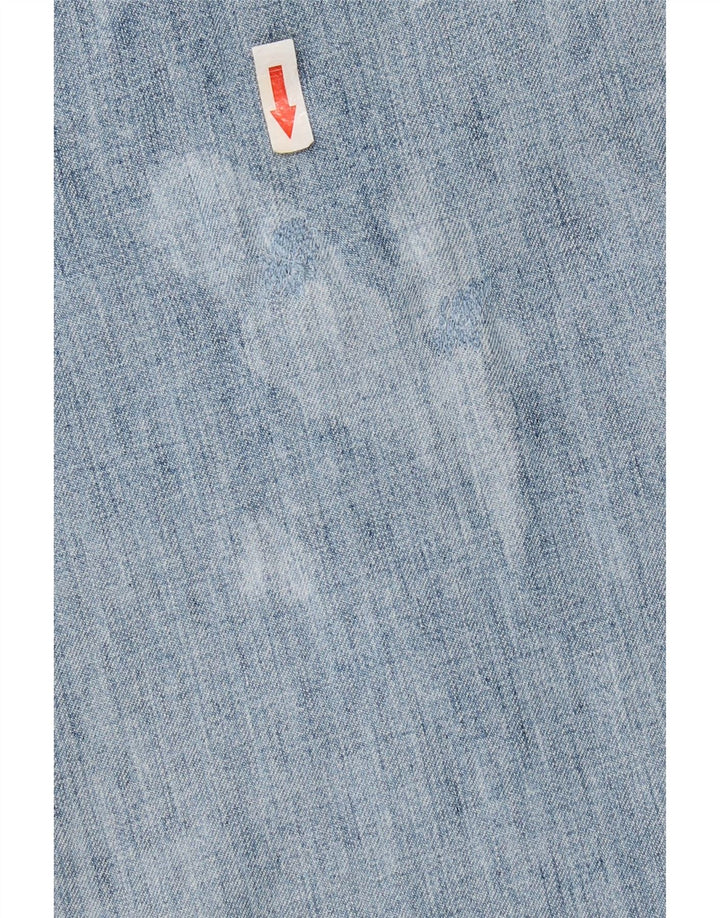 Mustang Womens Sleeveless Denim Dress UK 14 Medium Blue