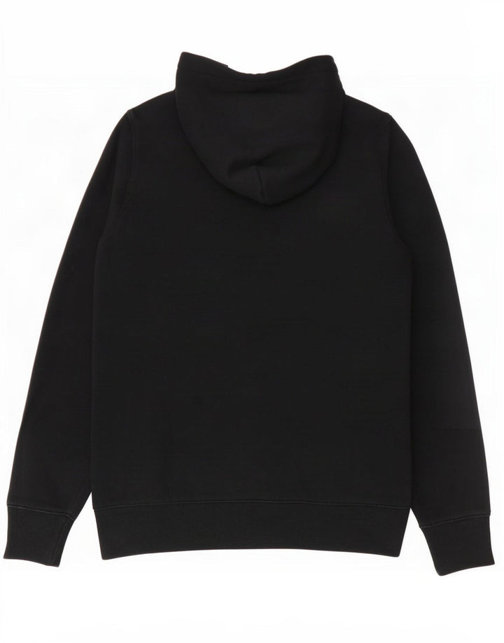Hollister Mens Graphic Hoodie Jumper Small Black