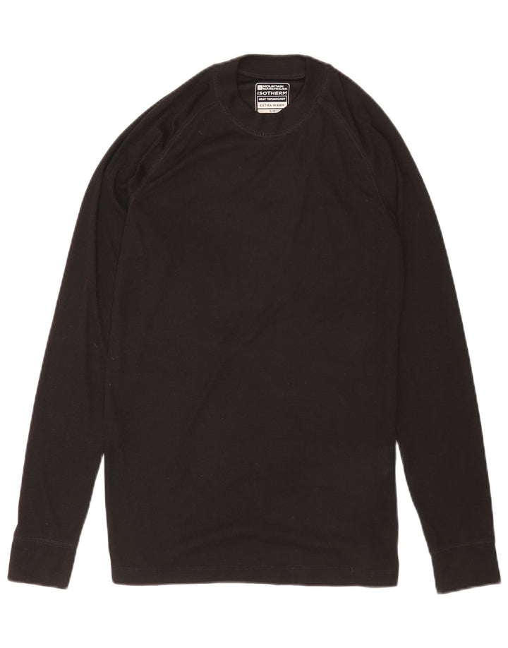 Mountain Warehouse Mens Top Long Sleeve Small Black Polyester