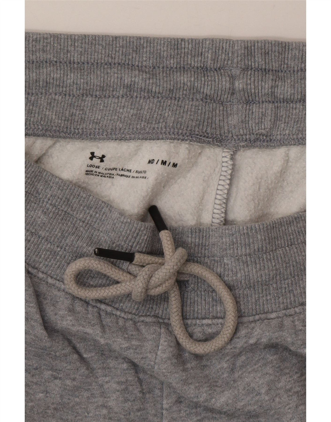 Under Armour Mens Loose Fit Tracksuit Trousers Joggers Medium  Grey Flecked