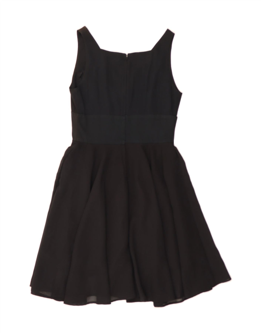 VINTAGE Womens Sleeveless A-Line Dress IT 44 Medium Black Vintage Vintage and Second-Hand Vintage from Messina Hembry 