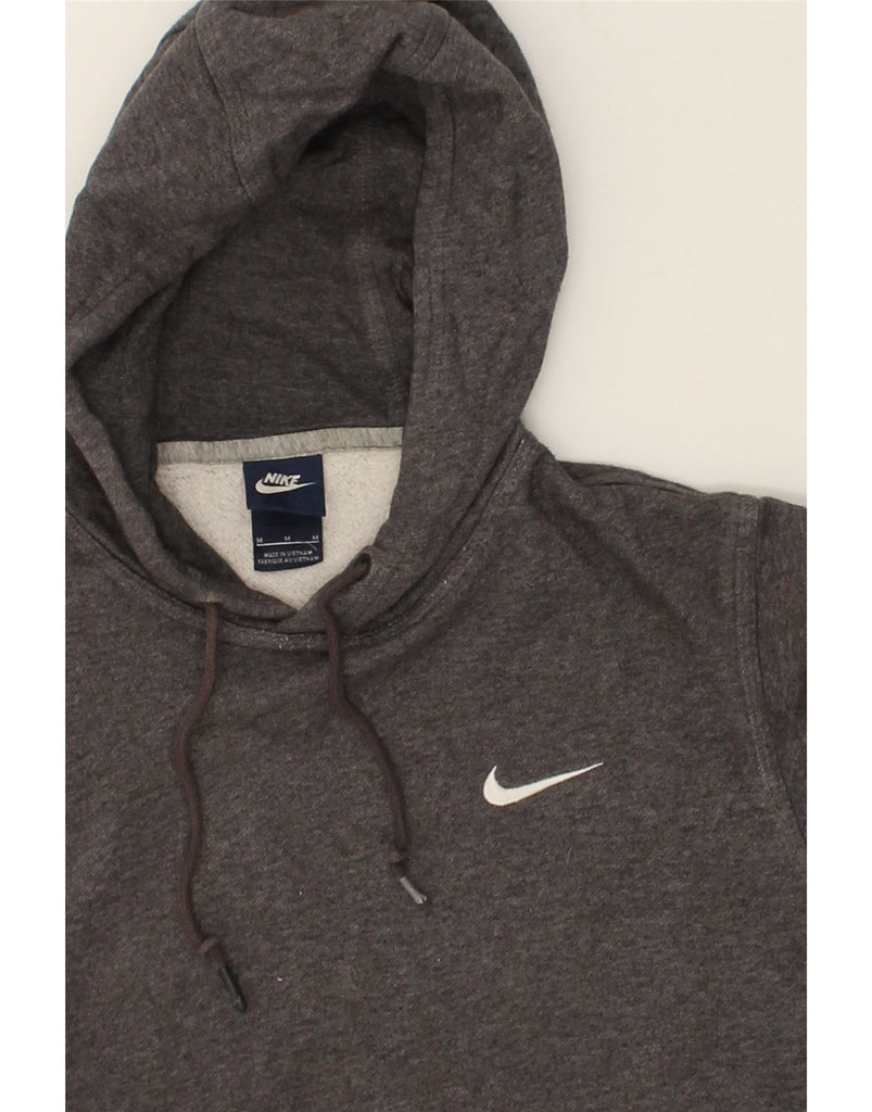 NIKE Mens Graphic Hoodie Jumper Medium Grey Cotton | Vintage Nike | Thrift | Second-Hand Nike | Used Clothing | Messina Hembry 