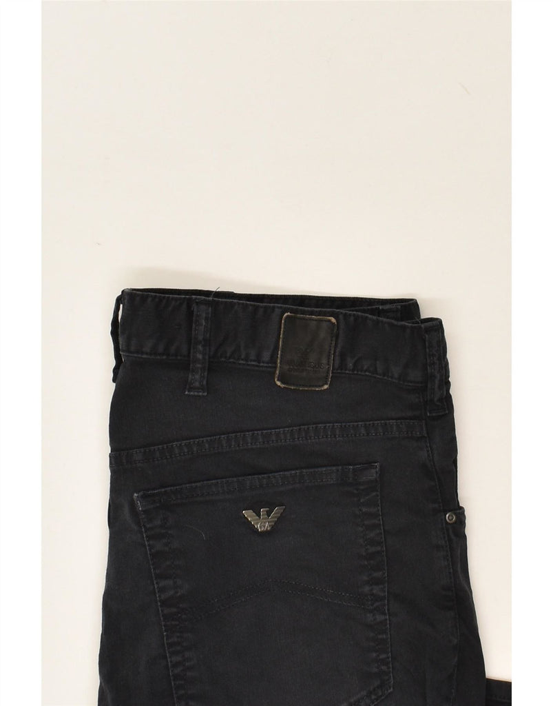 ARMANI Womens Slim Jeans W31 L34 Black Cotton Vintage Armani and Second-Hand Armani from Messina Hembry 