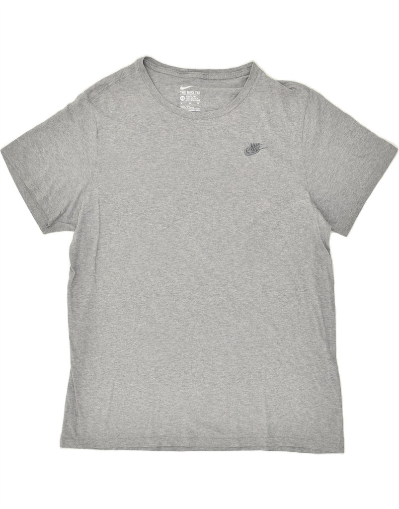 NIKE Mens Athletic Cut T-Shirt Top XL Grey Cotton | Vintage Nike | Thrift | Second-Hand Nike | Used Clothing | Messina Hembry 