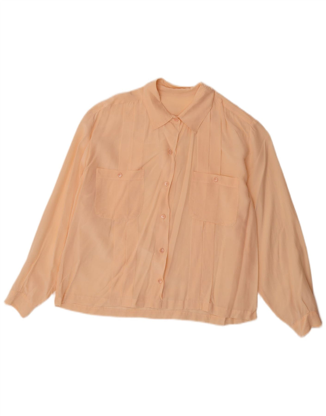 Vintage Womens Shirt Blouse UK 14 Large Pink