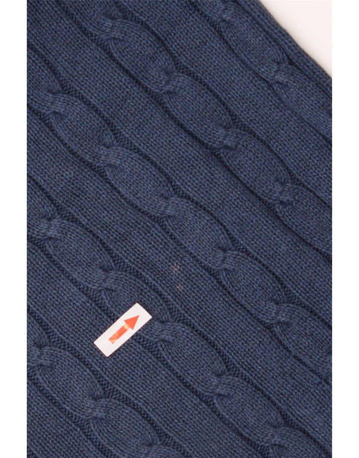 Marks & Spencer Mens Blue Harbour Boat Neck Jumper Sweater Medium Navy