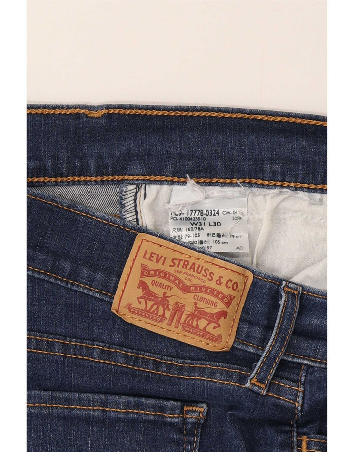 Levi's Womens 710 Super Skinny Jeans W31 L30 Blue