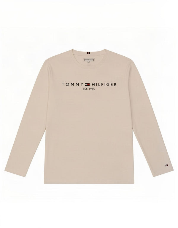 Tommy Hilfiger Boys Graphic Top Long Sleeve 13-14 Years White