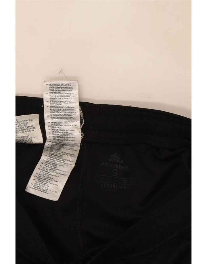 Adidas Mens Aeroready Tracksuit Trousers Small Black Polyester