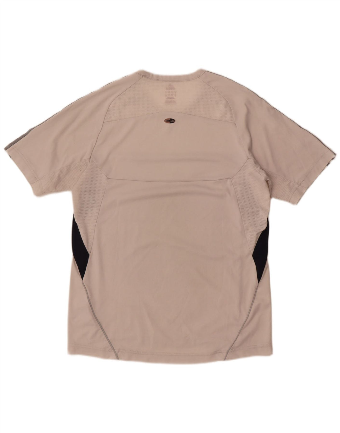 Adidas Mens Climacool T-Shirt Top Medium White Colourblock Polyester