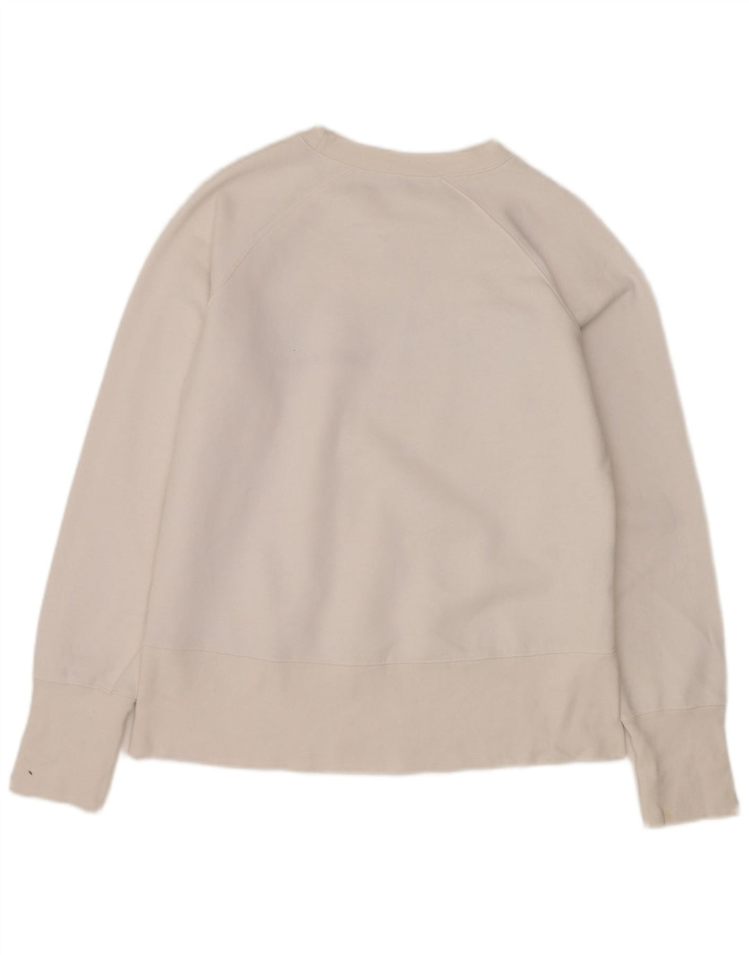 BILLABONG Womens Graphic Sweatshirt Jumper UK 12 Medium White Polyester